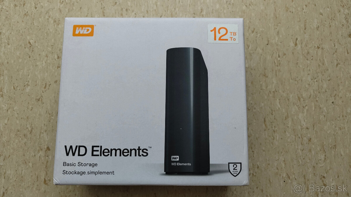 Externé HDD WD Elements 8TB - 2