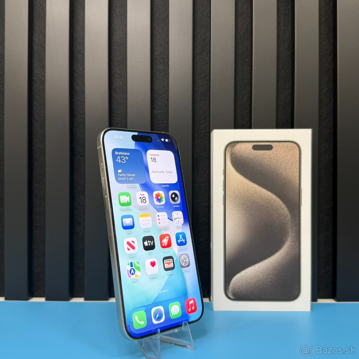 🔵Záruka 1 Rok | iPhone 15 Pro Max 256 GB Natural Titan - 2