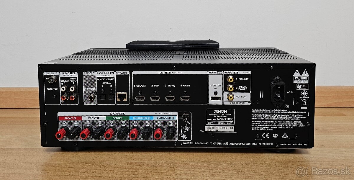 DENON AVR-X1000 / AirPlay internetové rádia Spotify... - 2