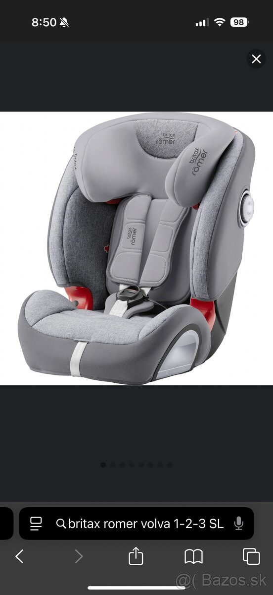 Autosedacka Britax romer evolva - 2