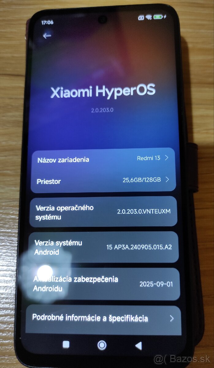 Predám lacno nepoužívaný Xiaomi Redmi 13 - 2