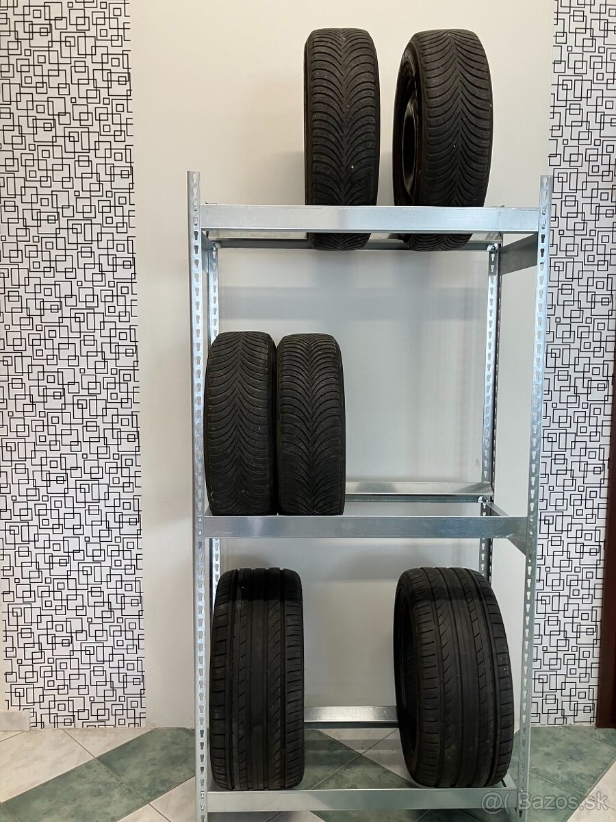 Kvalitné pozinkované regály na pneumatiky - 2
