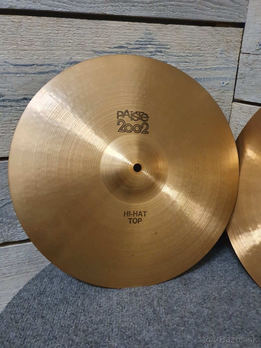 hi-hat 14" Paiste 2002 Black Label 70s - 2