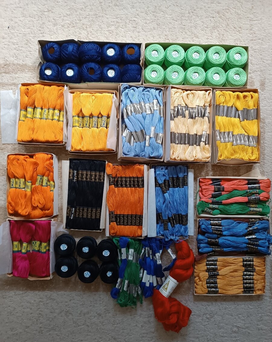 Vyšívacie priadze - 2