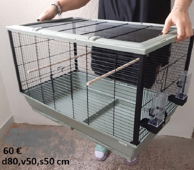 Klietka pre vtáky aj pre hlodavce 80 cm - 2