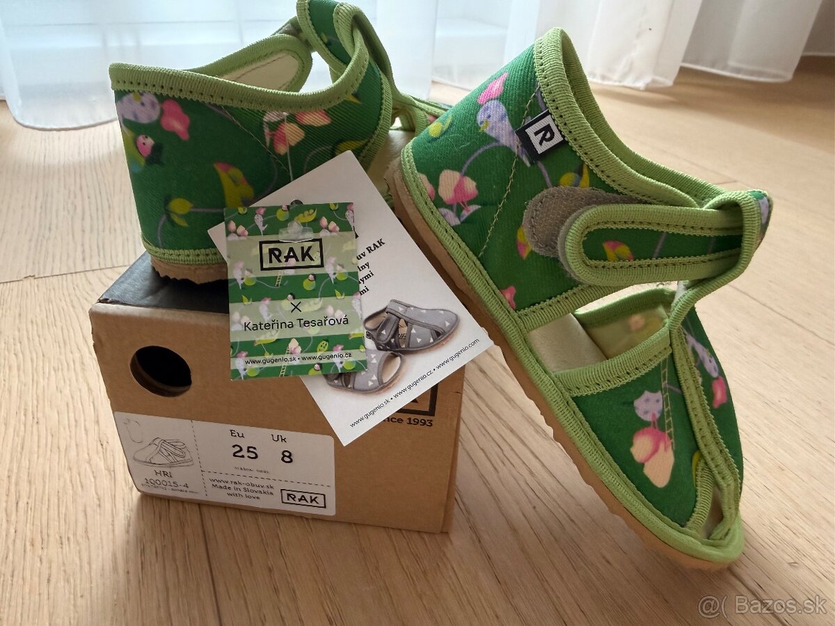 Detske papucky Rak, vel. 25 - 2