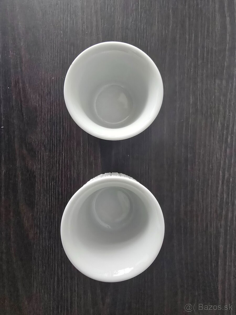 Dvojstenne hrnceky - salky na kavy 80ml - 2