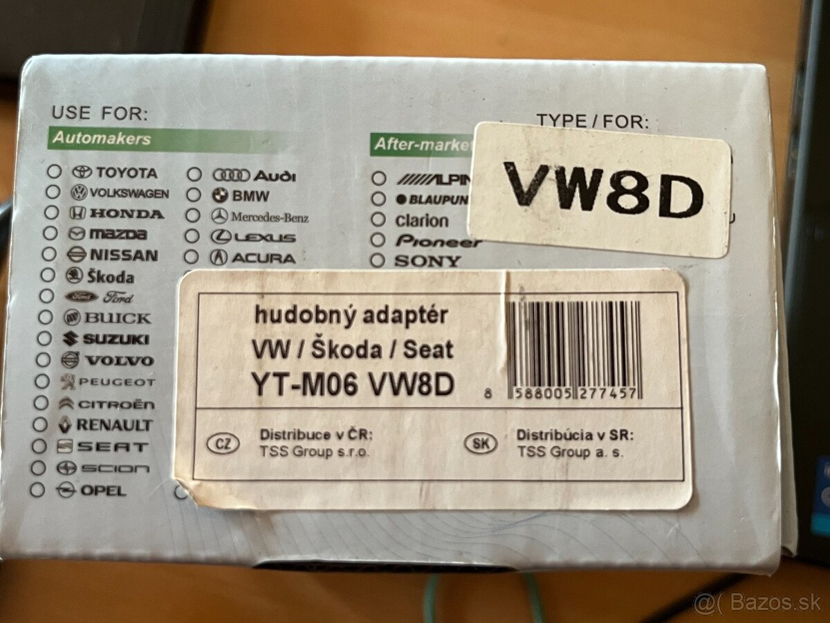 YATOUR VW8D + bluetooth adaptér s mikrofónom YT-BTM - 2