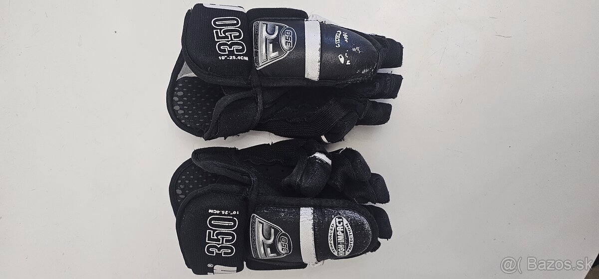 Hokejové rukavice detské Franklin 10" - 2