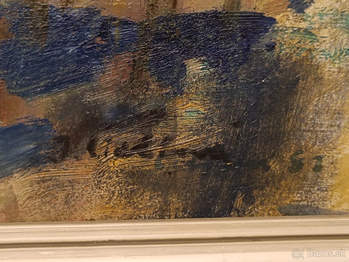 Obraz Jana Lieblová, Orava 1981, olej 60x80 - 2