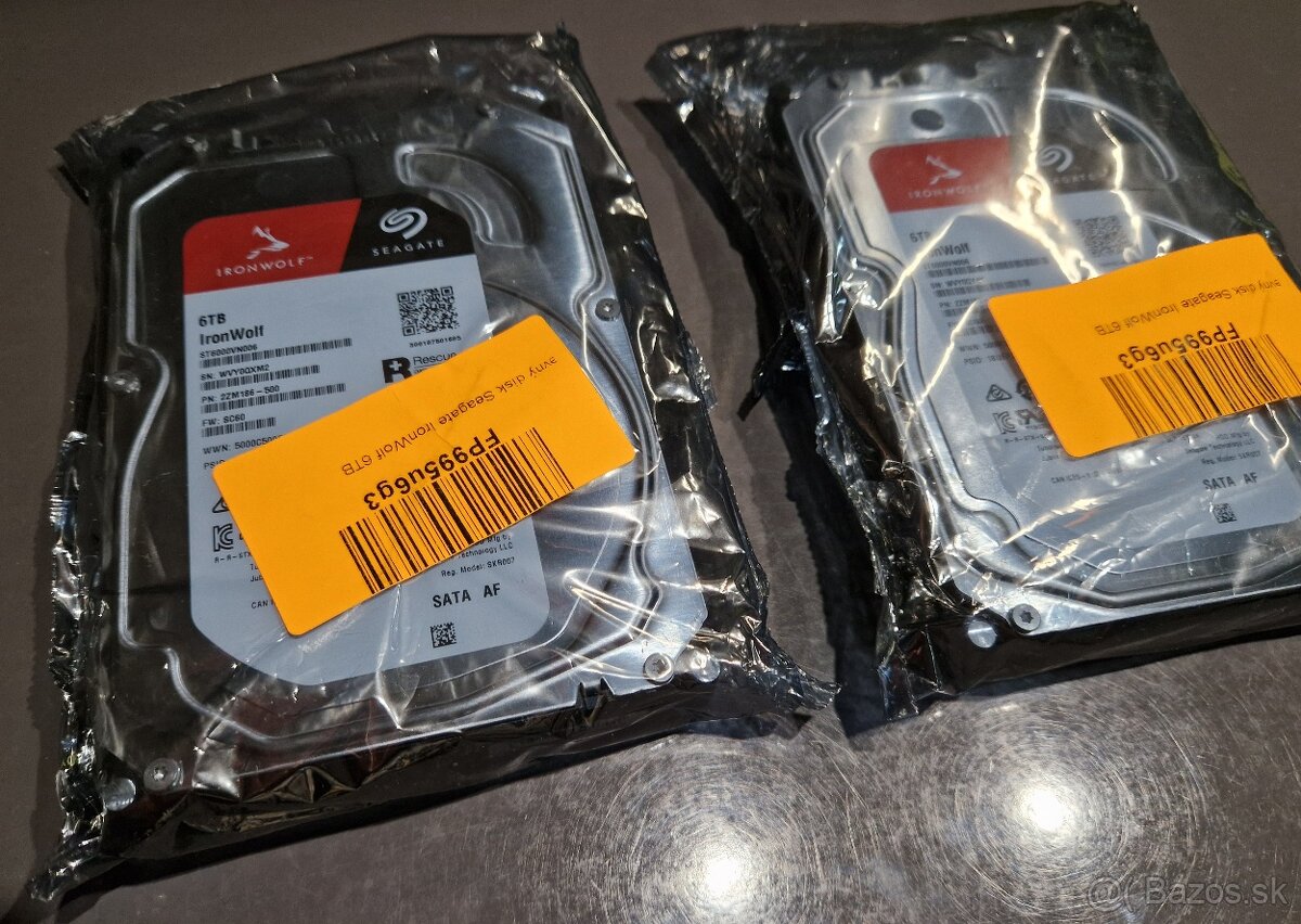 Predám nové HDD Seagate 6TB - 2