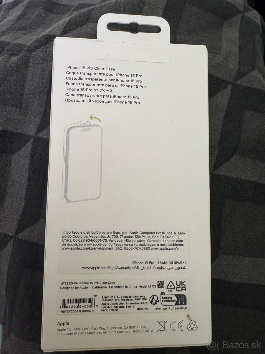 Kryt iphone 15pro apple clear - 2