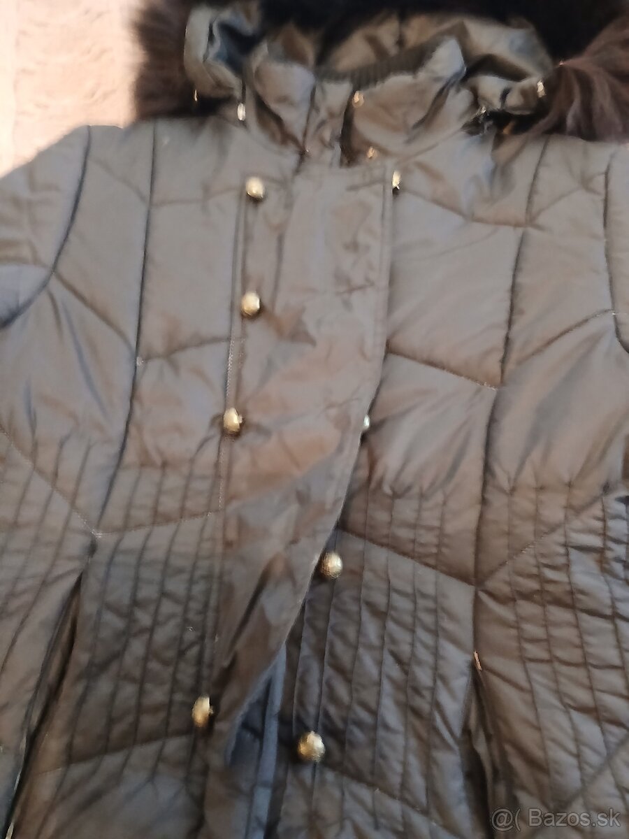 Dámska čierna dlhá bunda Dromedar - 2