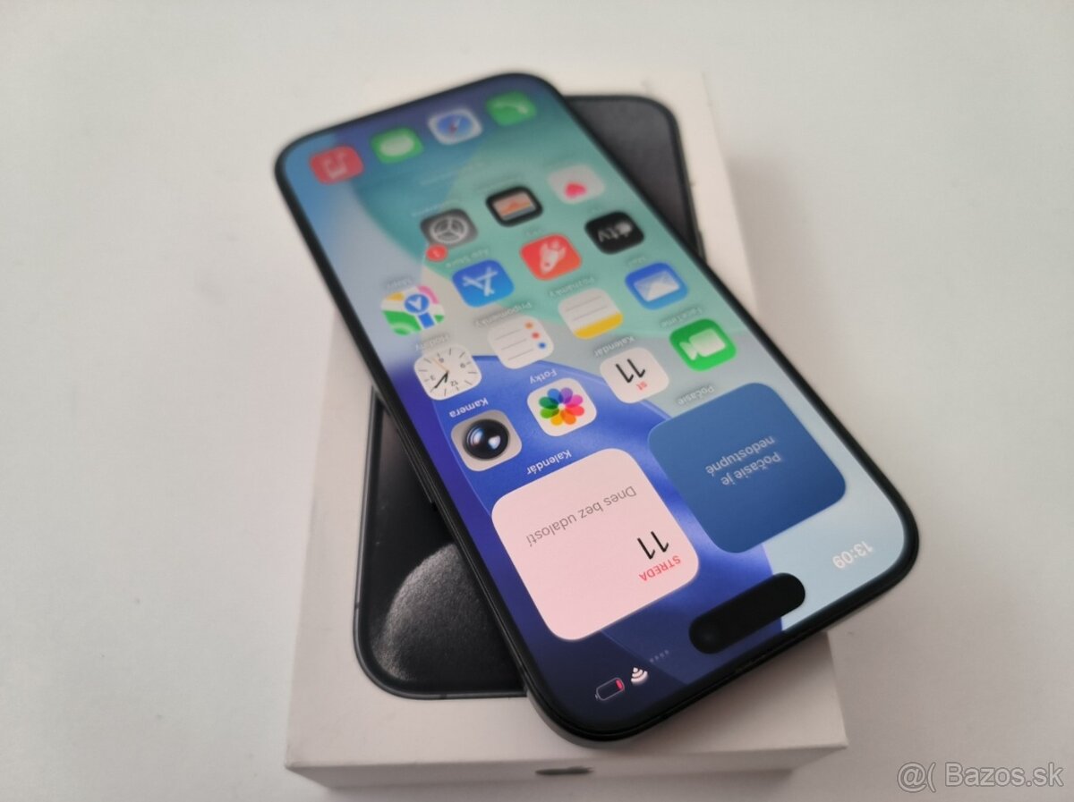 apple iphone 15 PRO MAX 256gb Black Titanium / Batéria 86% - 2