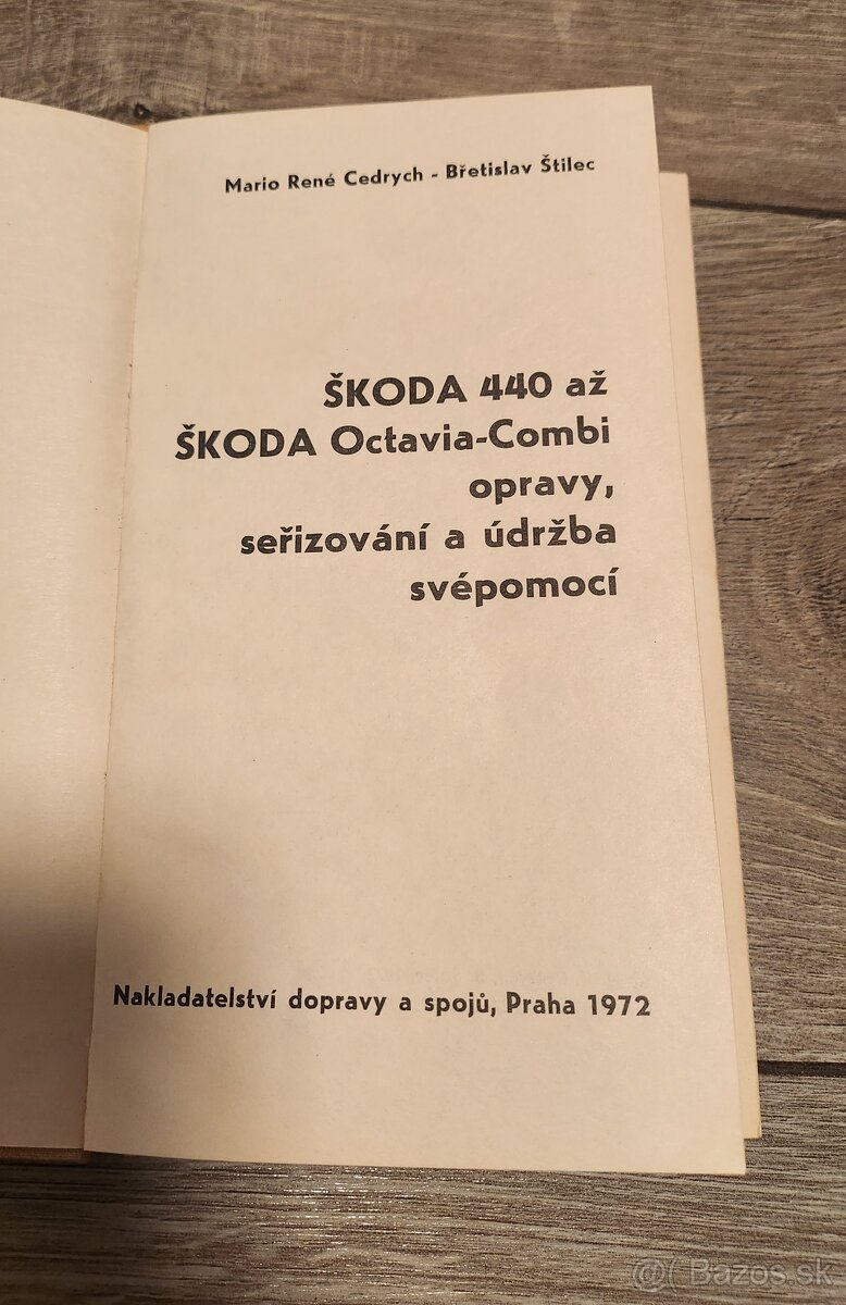 Kniha opráv škoda 440 - 2
