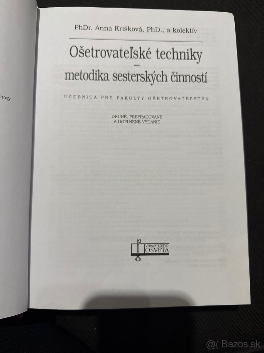 Ošetrovateľské techniky Anna Kriškova - 2