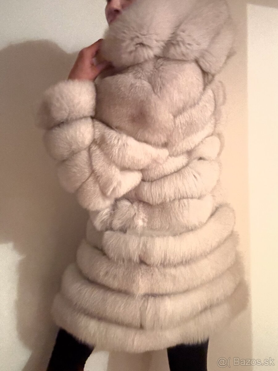 Nádherný luxusný kožuch z líšky - 2