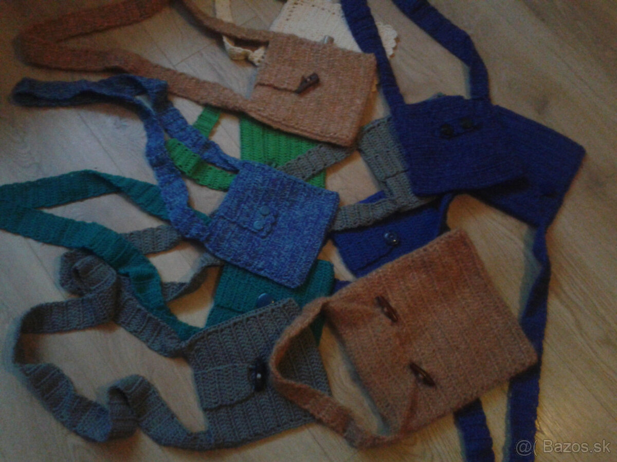 Háčkované kabelky. - 2