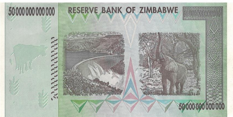 ZIMBABWE bankovka - 2