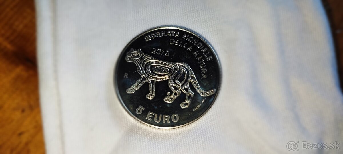 strieborná minca 5 euro San Marino 2018 - 2