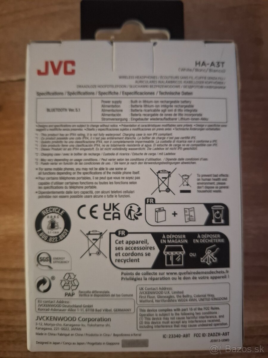 JVC True Wireless EARBUDS White - 2