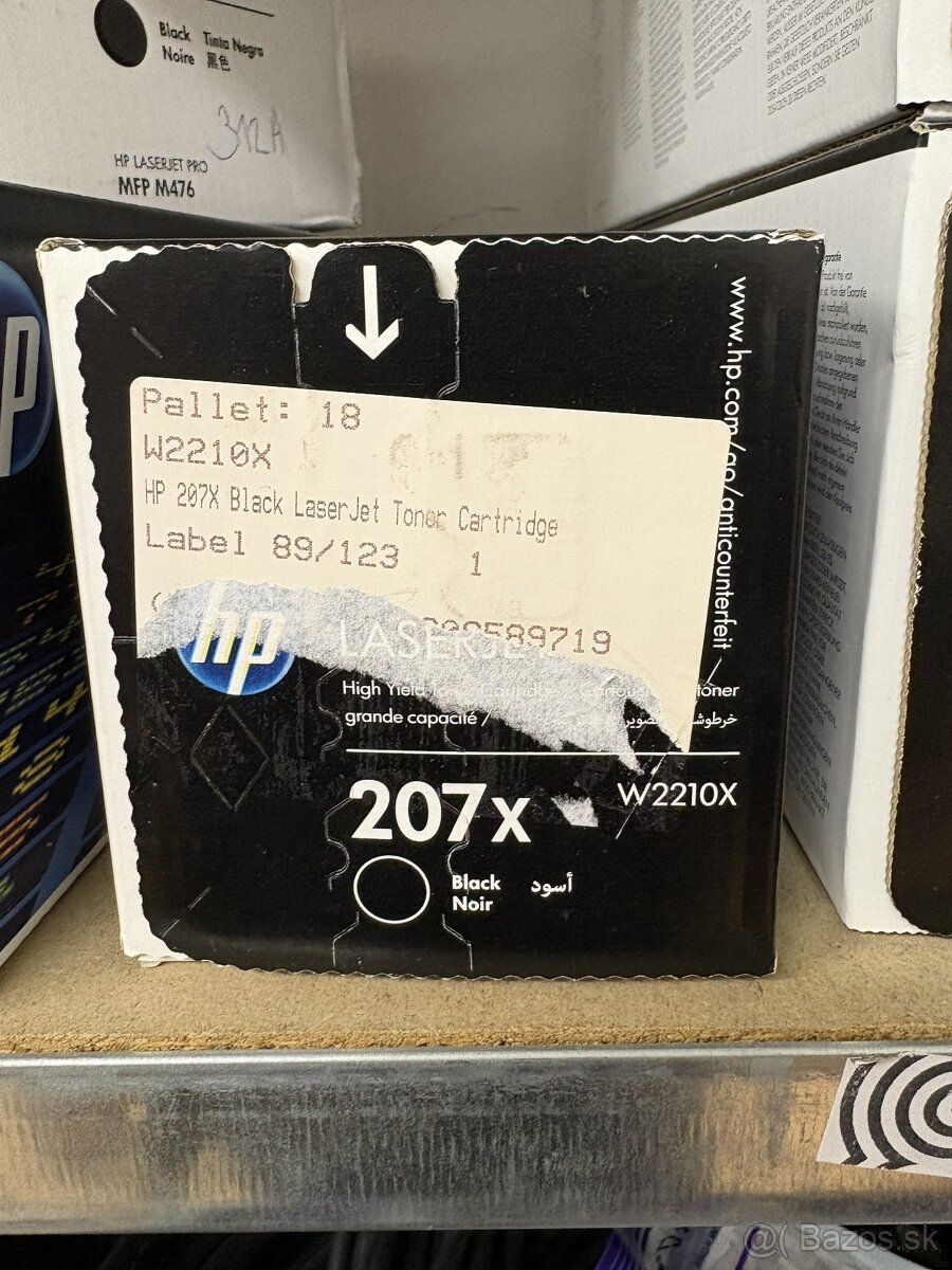 HP W2210X č. 207X čierny originálny HP - 2