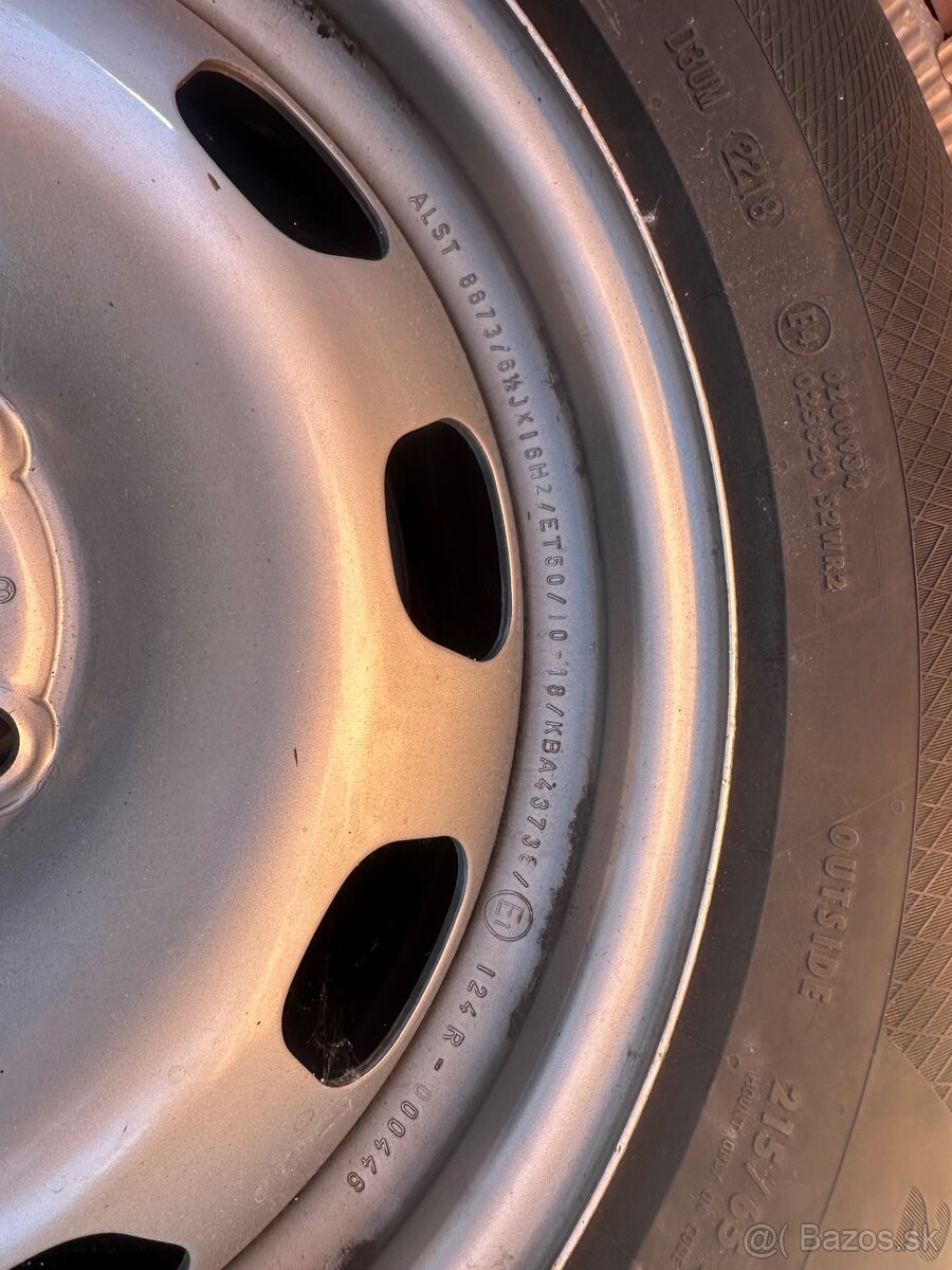 Zimná sada diskov dacia duster 215/65 r16 ❄️ - 2