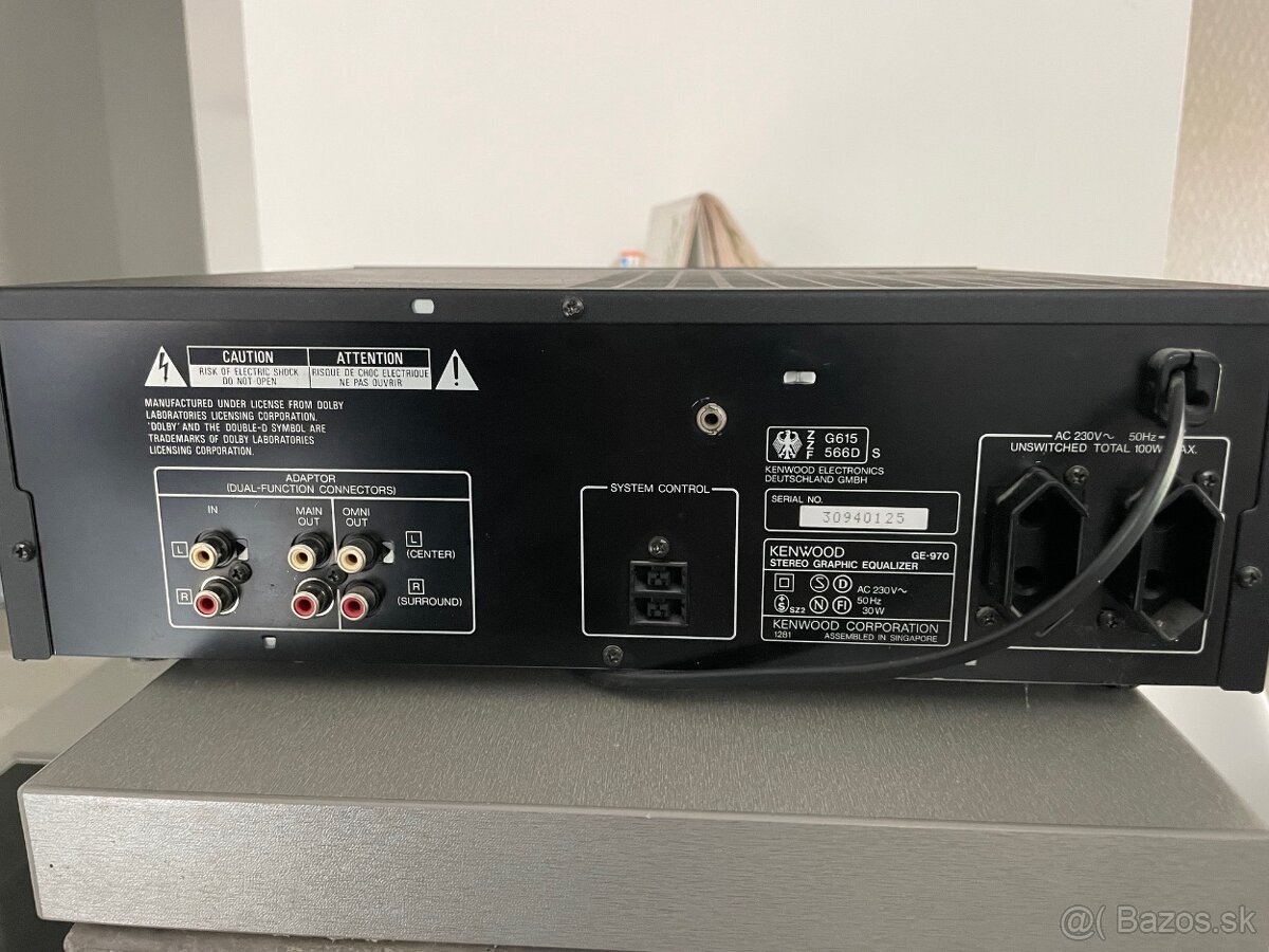 predam graficky ekvalizer KENWOOD GE 970 - 2