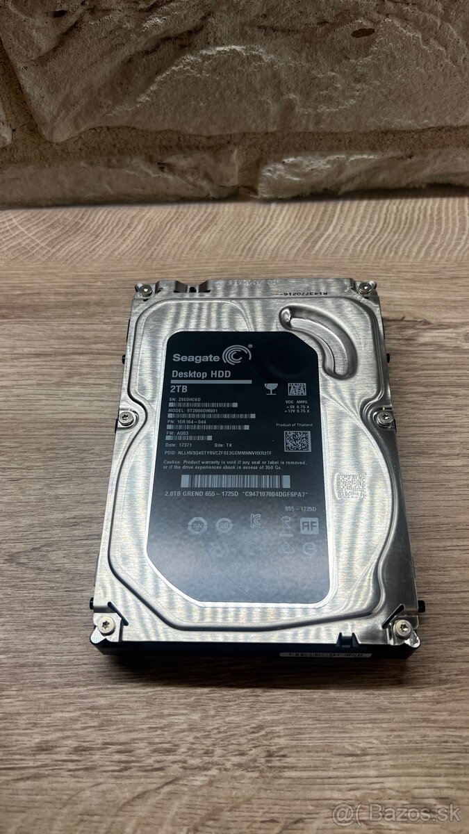 ✅ Seagate HDD 1TB + 2TB, funkčné, bez závad, lacno - 2