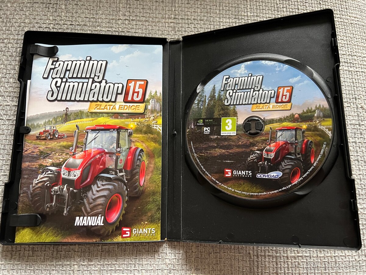 Farming simulator 15 zlatá edícia - 2