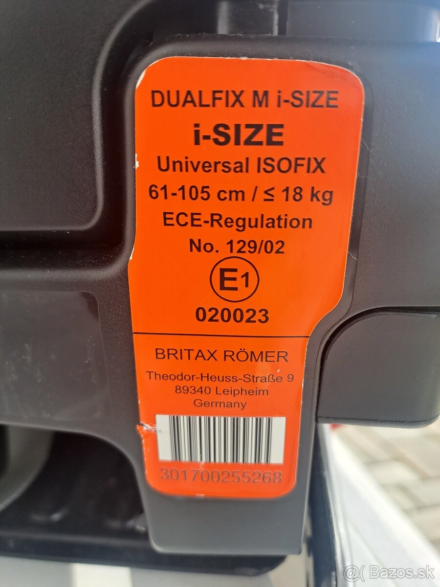 Detská autosedačka Britax Römer Dualfix M i-SIZE - 2