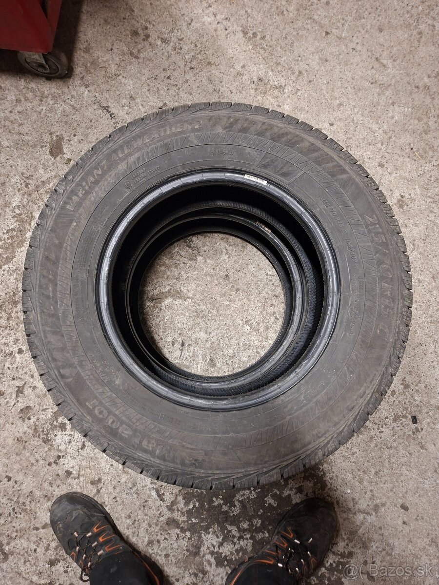 Predám 2ks Matador 215/70R15C DOT 3522 celoročné - 2