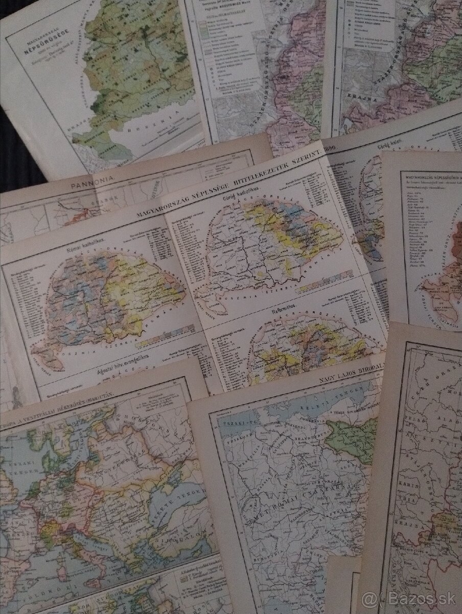 Mapy Rakúsko - Uhorsko - 2