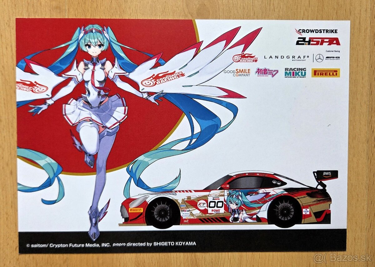 24H SPA 2025 Mercedes AMG GT Goodsmile 2 autogramy - 2