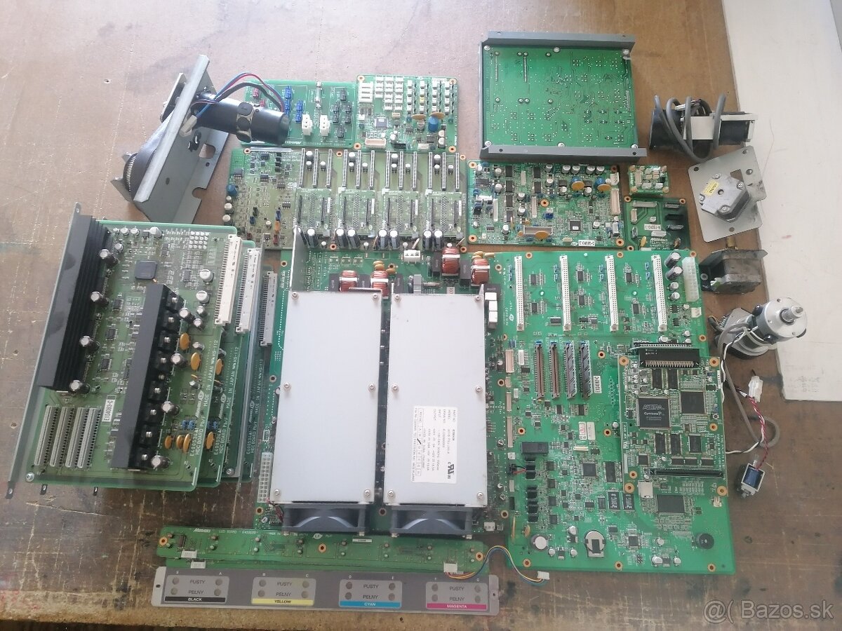 Mimaki dosky, krokove motory - 2