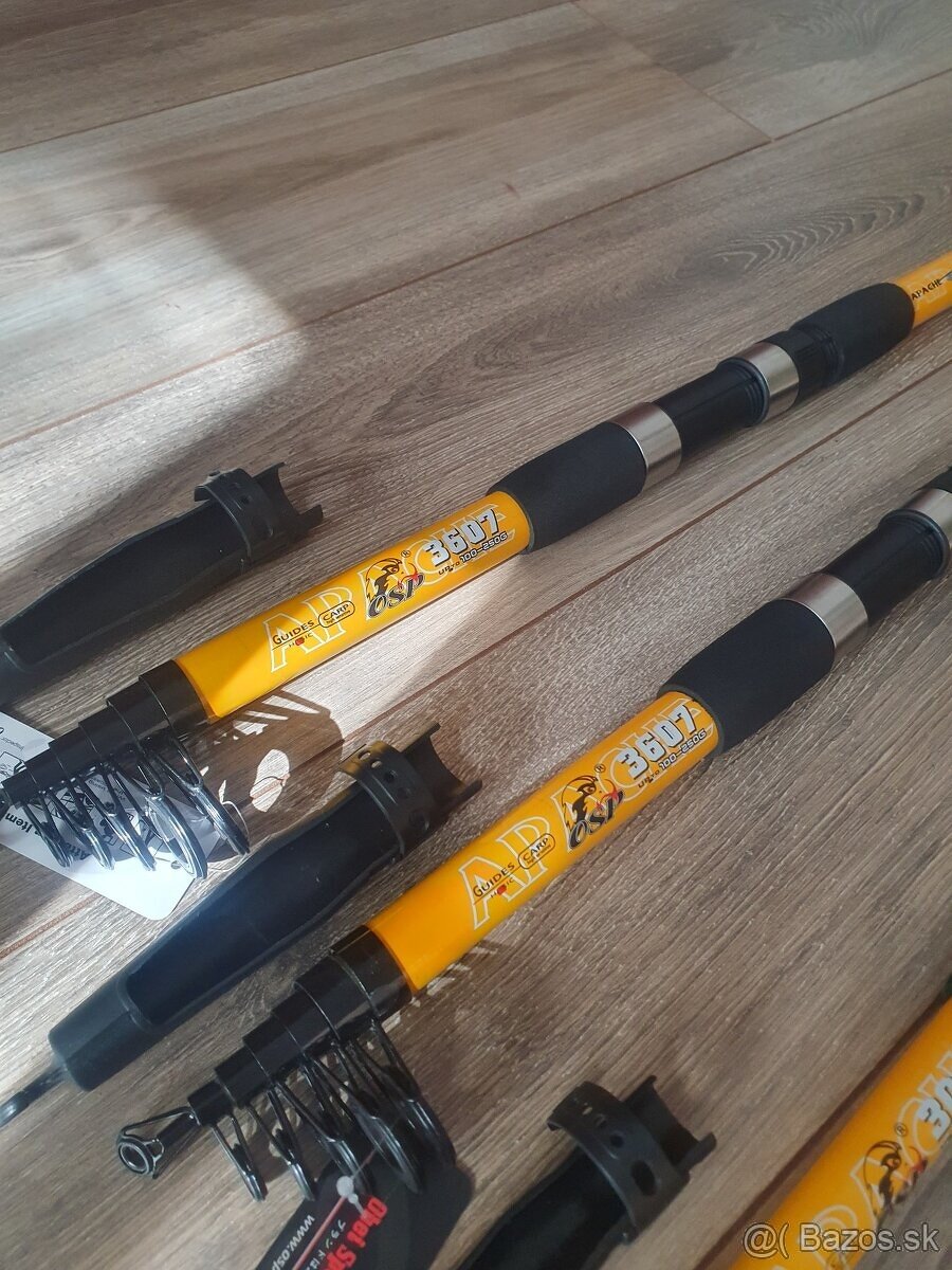 Predam nove udice APACHE,2,7-3,0-3,6 metra,kus 15 eur - 2