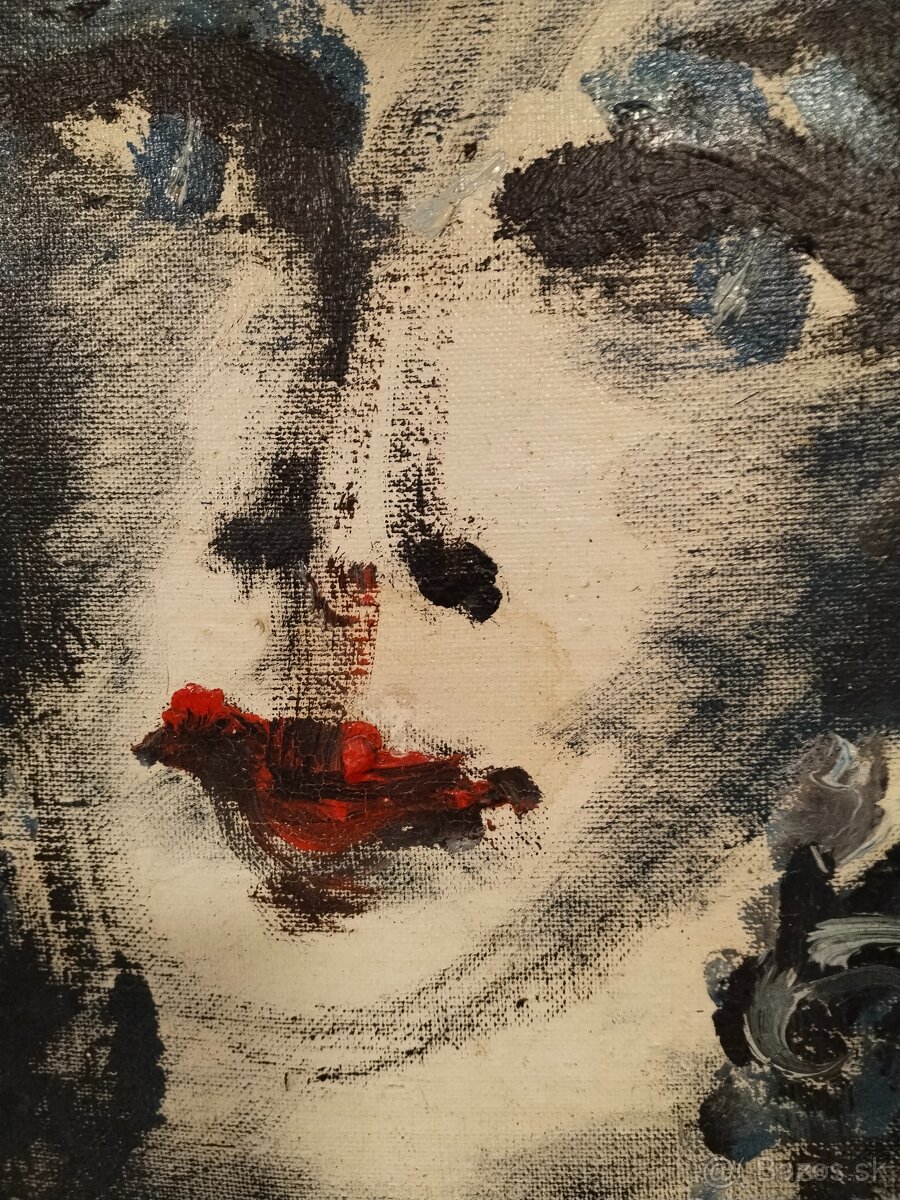 Odrazy modré tmy je olej na plátně - 2