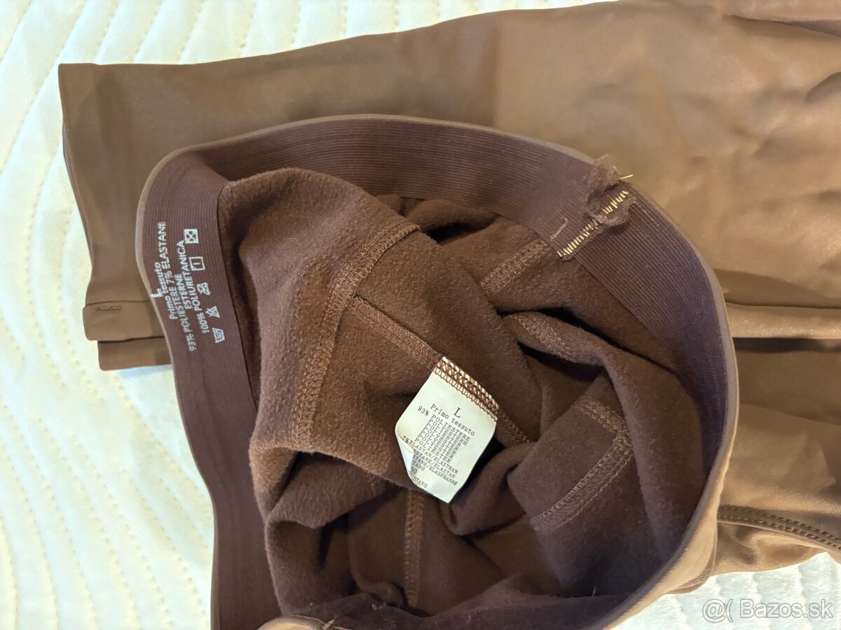 Zateplené leginy veľkosť L - 2