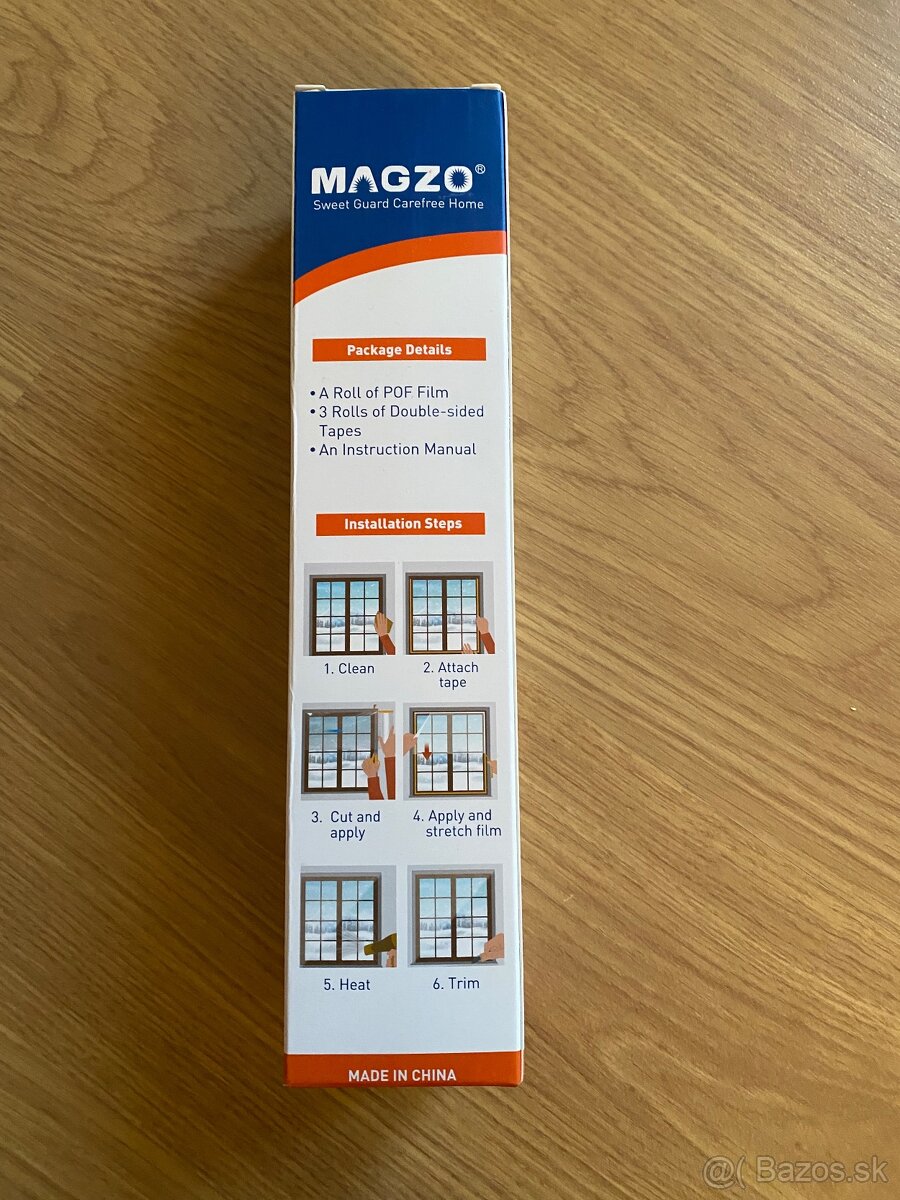 Window insulation film Magzo 10 metrov x 1.6m - 2