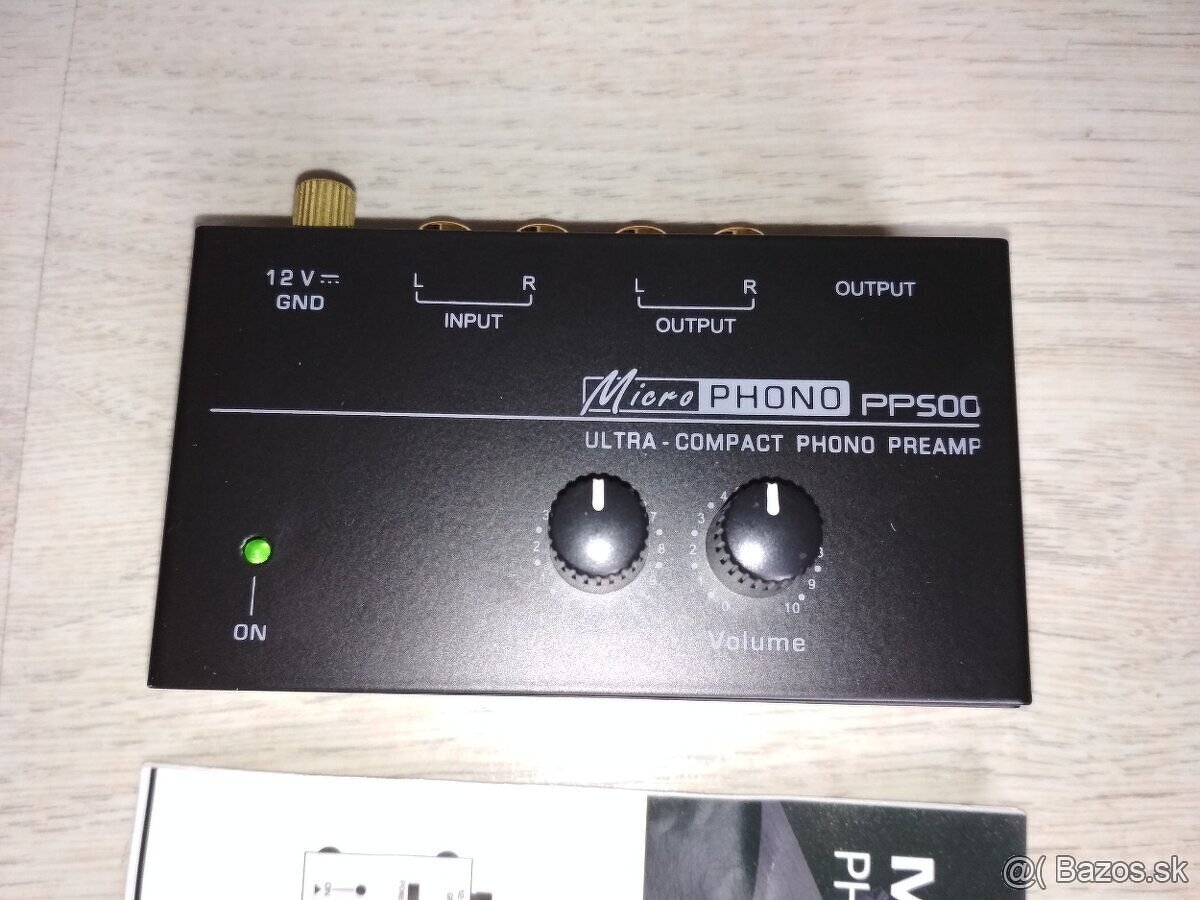 Gramofónový predzosilňovač - 2