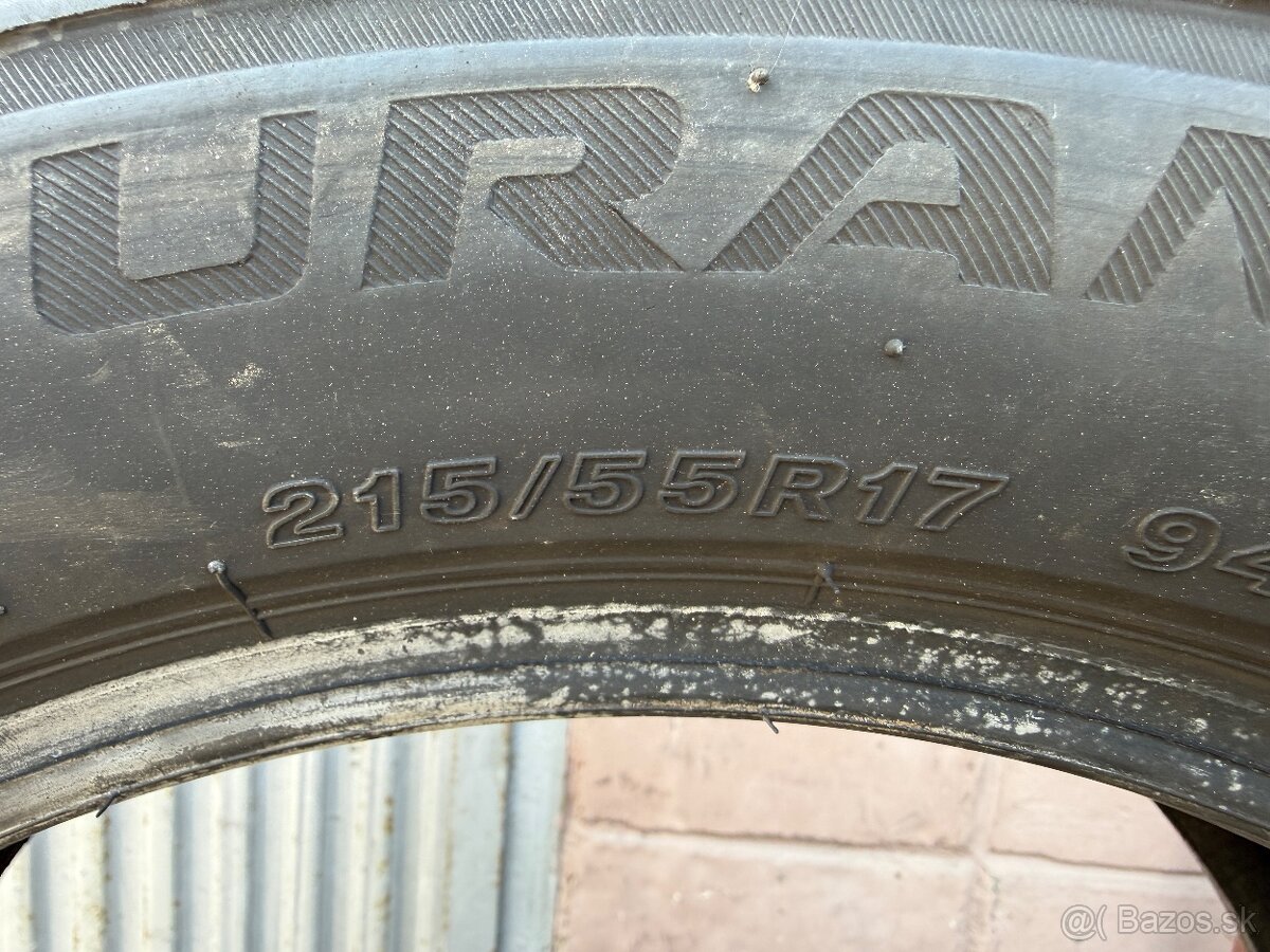 Letne pneumatiky BRIDGESTONE 215/55 R17 - 2