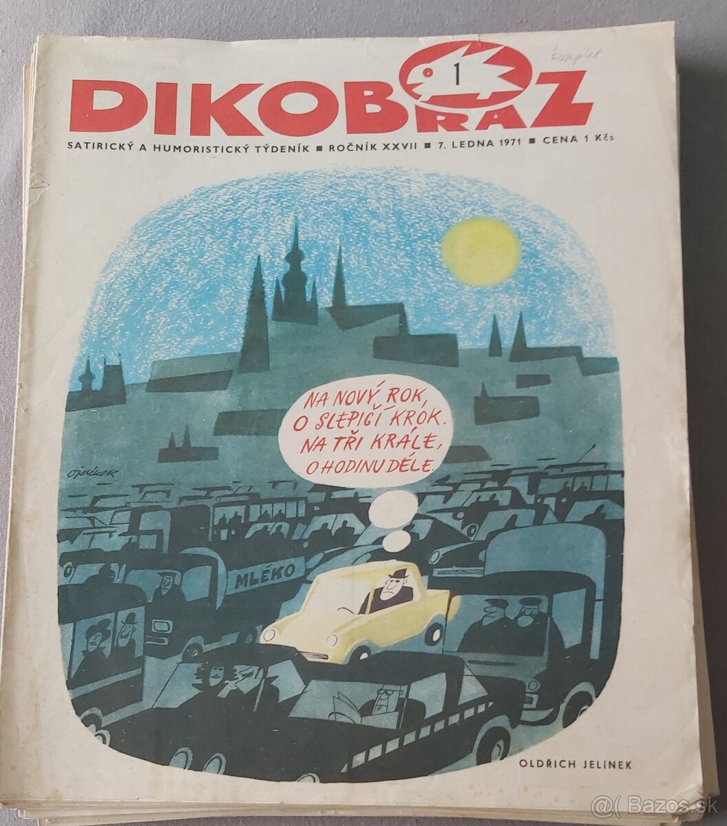 DIKOBRAZ - komplet ROČNÍK 1971 - 2
