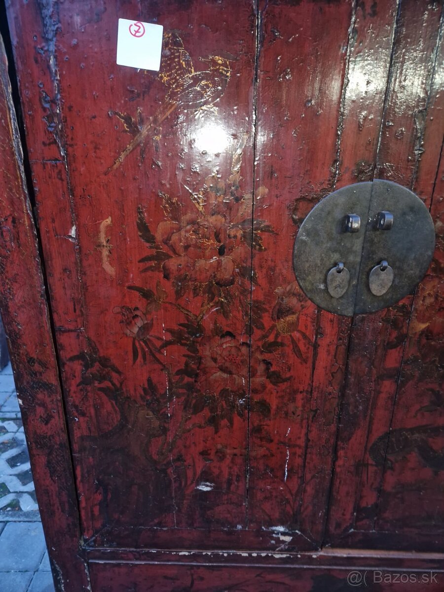 07 - Predám maľovanú skrinku – orientálny štýl - 2