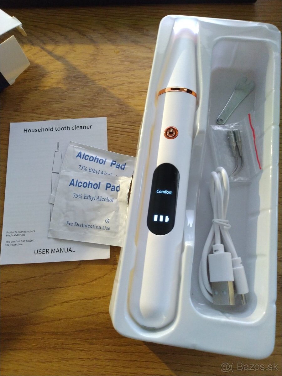 Elektrický sonický zubný čistič s LED displejom - 2