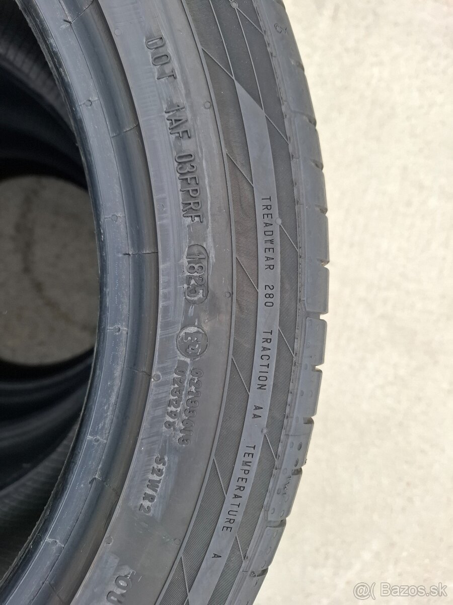 Predám sadu letných pneu Continental 255/45 R18 - 2