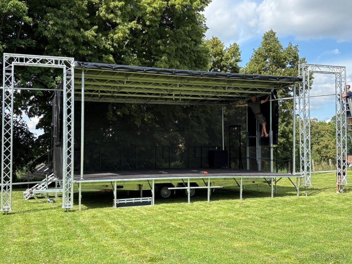 Prenajmem mobilné pódium - 2