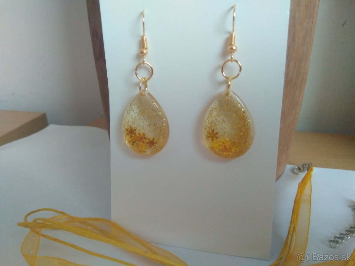 Bižutéria - naušnice ručne robené, nové - 2