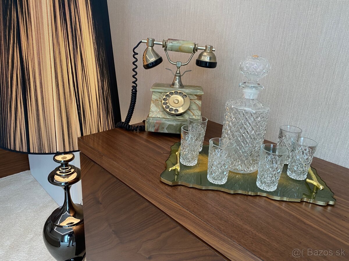 Československá krištáľová súprava na alkohol - 2