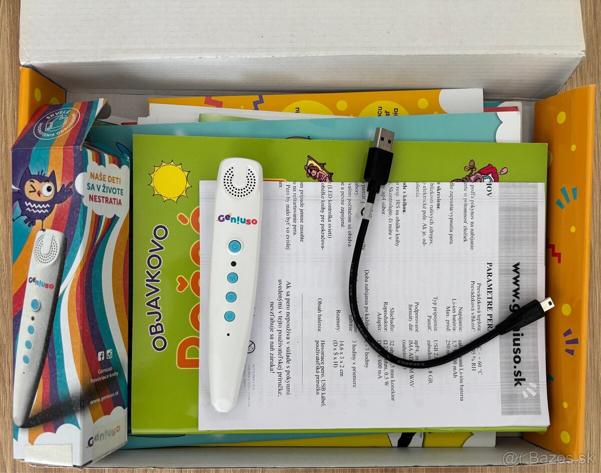 Hovoriace knihy s perom Geniuso - 2