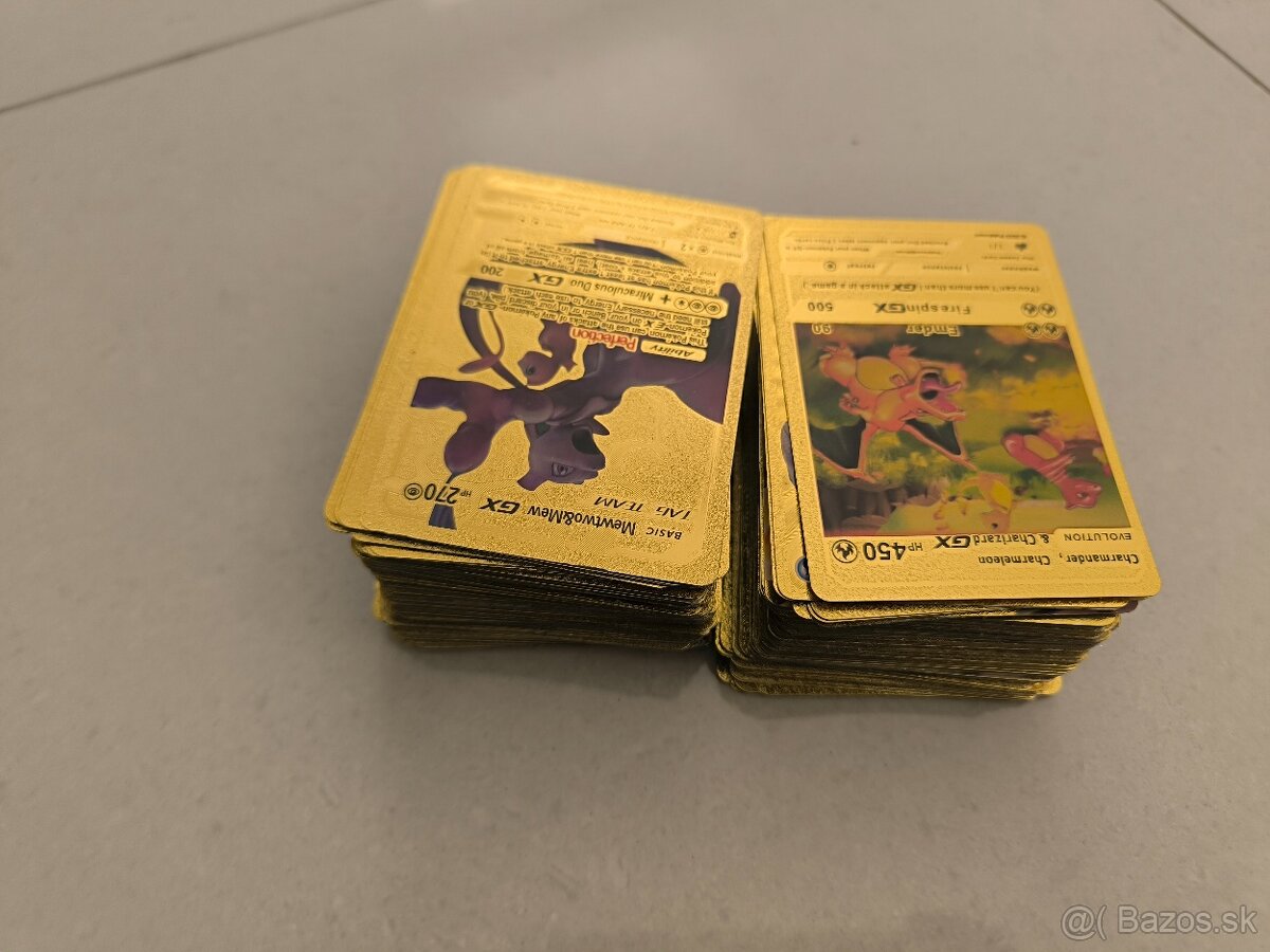 Pokémon karty zlaté 184ks - 2